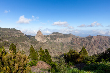 Roque de Agando and yes, the Teide