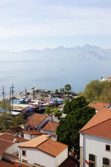 Fototapeta premium The view from Kaleici observation point, Antalya, Turkey 