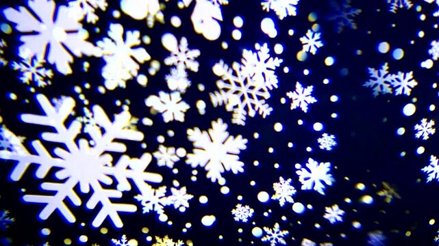 Snowflakes on a wall