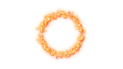 Gold Magic Particle Explosion &ndash; Transparent Background