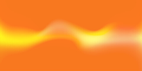 Abstract artistic orange and yellow sun wave background design with flowing fire lines, motion texture, and bright summer color pattern illustration