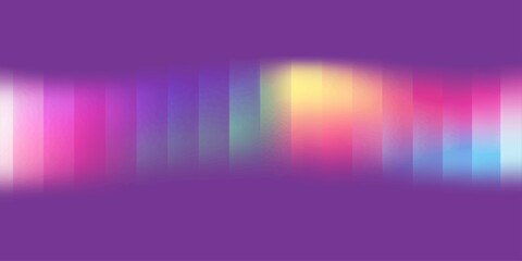 Abstract colorful purple vector background design with glowing wave lights and bright motion pattern