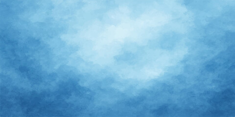 The beautiful blue sky background of a clear summer day has a cloudscape texture that provides an abstract feeling of nature and light
