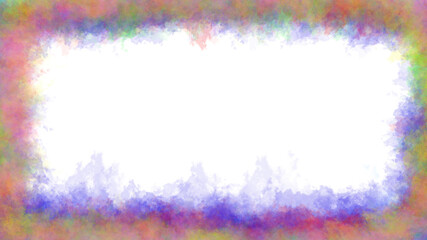 Color full smoke .Abstract textured border surrounding a black void