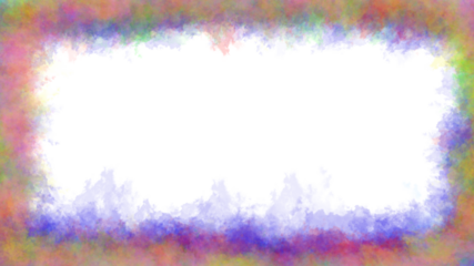 Color full smoke .Abstract textured border surrounding a black void