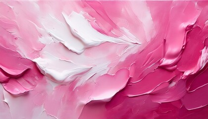 Obraz premium Pink And White Texture Abstract Acrylic On Canvas Backround