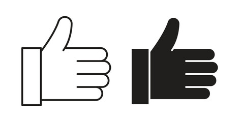 Like icons pack. icon for web design isolated on white background