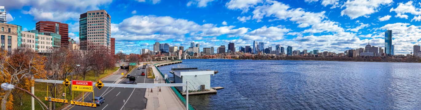 MIT Campus Buildings in Cambridge with Modern and Classical Architecture