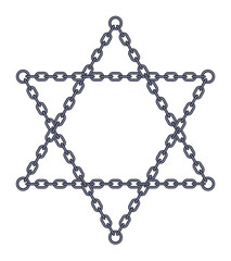 Chain star of David