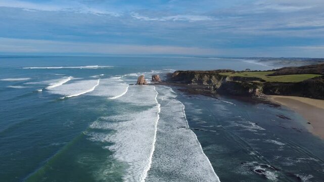 Les Rochers des deux Jumeaux &agrave; Hendaye