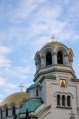 the cathedral in the city Sofia, Bulgaria