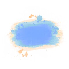 abstract watercolor isolated blush with white background