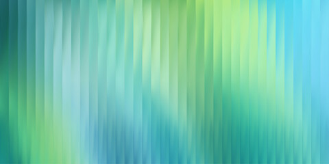 Vertical reeded glass gradient with soft teal and lime tones. Smooth distortion flow, luminous layered reflection and subtle refracted texture, vector illustration