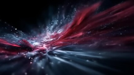 Mystic voyage of light and shadow: an artistic visual exploration in the cosmic dreamscape motion graphics art