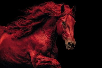Red horse symbolizes prosperity and fortune for Chinese New Year 2026 celebrations