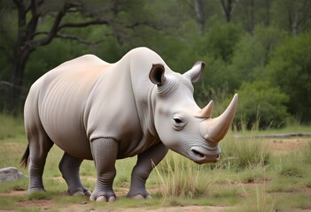 Obraz premium A close up of a Rhino