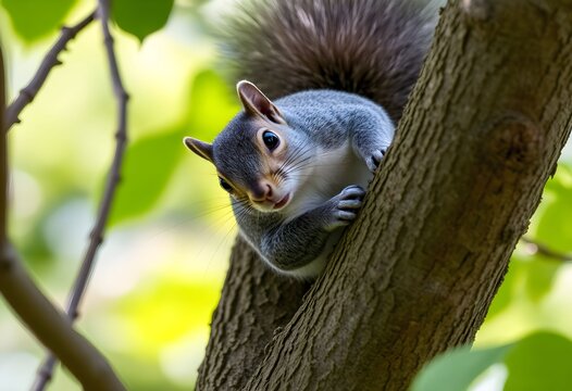 A view of a Grey Squirrel