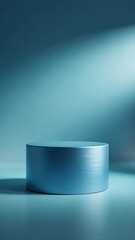 blue background, abstract wall studio room, can be used to present your product