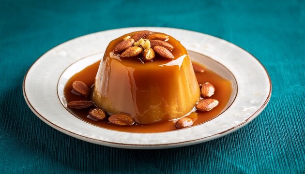 Portuguese Dessert Named Baba De Camelo Camel Drool Made Of Caramel And Almonds
