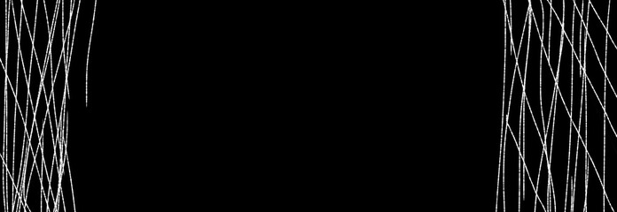 A dark isolated backdrop featuring clean white lines arranged in a modern, minimal, and...