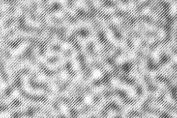 Macro of diagonal halftone shading with irregular cloudy blotches, black on transparent PNG, resembling soft smoke or camo texture in monochrome.