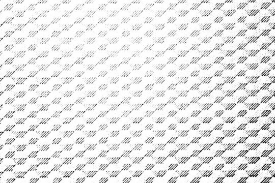 Macro halftone of repeating diagonal line clusters with soft gradient, black printed pattern isolated on transparent background. - Powered by Adobe