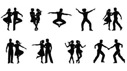 Hop Dance Step Icon Vector Illustration | Simple Dance Footwork Symbol | Step-by-Step Hop Movement Graphic