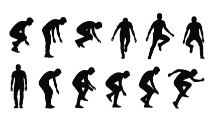 Hop Dance Step Icon Vector Illustration | Simple Dance Footwork Symbol | Step-by-Step Hop Movement Graphic