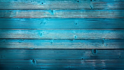 Blue Turquoise Wooden Board Background Texture