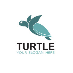 Obraz premium sea turtle icon isolated on white background