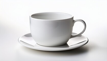 White Mug Isolated On White Background