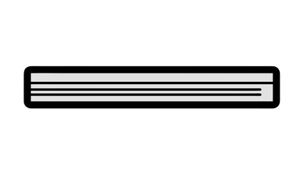 A Simple Abstract Graphic Design Element Featuring Horizontal Lines of Varying Thickness on a Solid Black Background