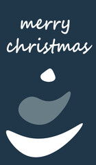 Merry Christmas vector illustration of an abstract background