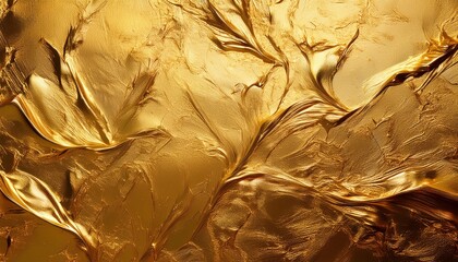 Details Of Golden Texture Background Gold Color Paint Wall Luxury Golden Background And Wallpaper Gold Foil Or Wrapping Paper