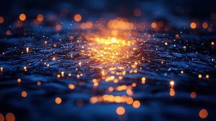 A stunning display of vibrant, sparkling lights against a dark background produces an ethereal and dynamic visual effect, perfect for conveying excitement and wonder.