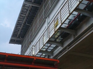 Fototapeta premium building in the city of Elevated Railway Station Architecture