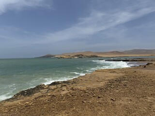 Paracas Natural Reserve, Ica, Peru, Desert Sea