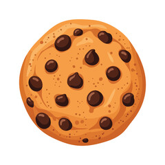 Fototapeta premium Chocolate Chip Cookie Illustration