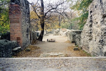 ruins of the Dominican Convent in Budapest