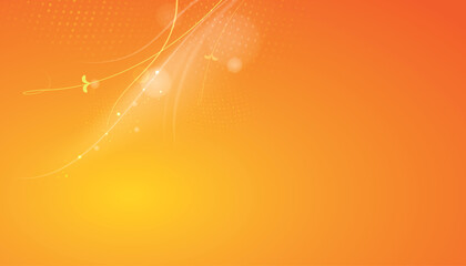 Yellow gradient mesh texture. Colorful bright orange background
