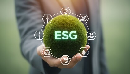 Hands holding a green apple symbolize the start of a healthy business success concept