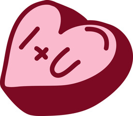 Heart Emoji Wink Kiss Cartoon