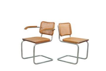 Vintage cantilever chair, silo, no bg, png, cut-out