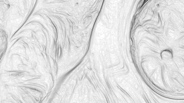 This stock video features an extreme close-up shot of a liquid mixture of clack an paints. It can be a great background for your computer screens. And if you need a compositing element for your motion