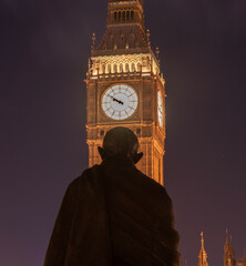 big ben at night