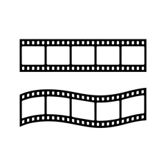 Film strip vector image for photography and movie design element graphic template digital and print media use