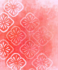 Hand-Painted Floral Watercolor Background &ndash; Soft Layered Flower Illustration