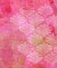 Digital Stationary Art Nouveau Watercolor Illustration