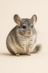 可愛いチンチラのポートレート / Cute Chinchilla Portrait
