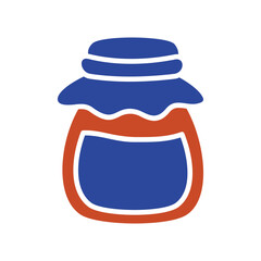 Homemade Jam Jar Outline Icon